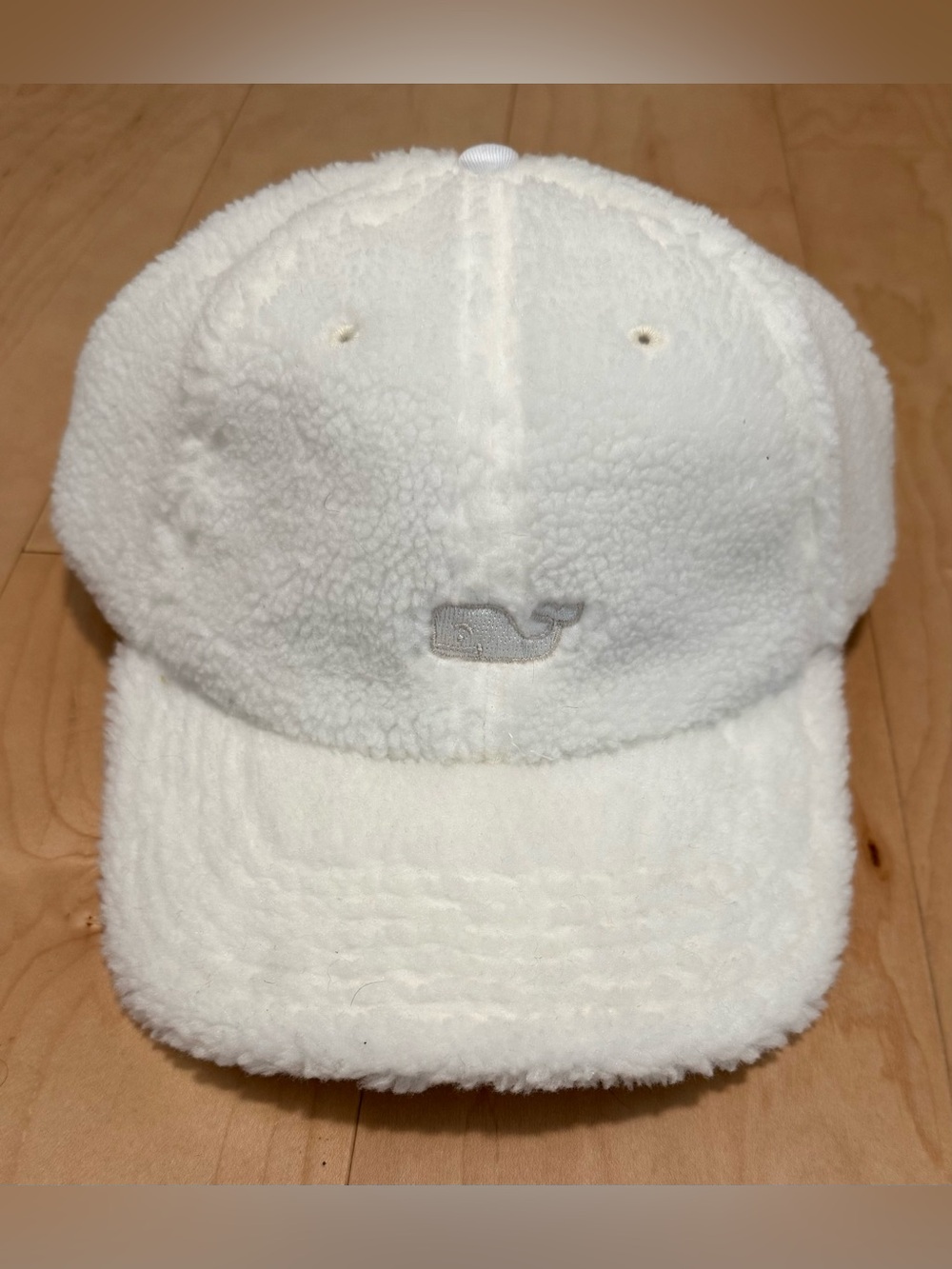 NWT Vineyard Vines Sherpa Baseball Hat Cap Adjustable White Whale Women’s